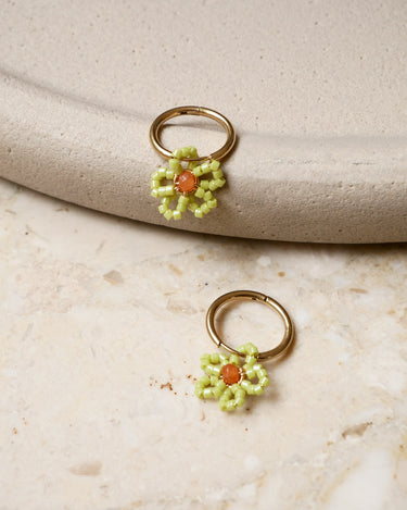 TILTIL Single Hoop Flowery Green - Things I Like Things I Love