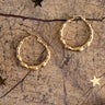 TILTIL Single Hoop Goldplated Bamboo - Things I Like Things I Love