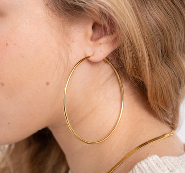 TILTIL Single Hoop Goldplated Big Hoopy - Things I Like Things I Love