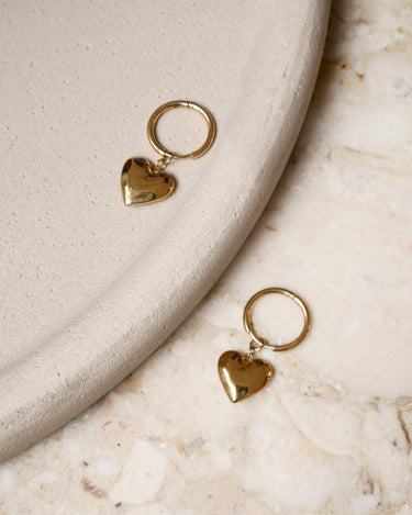 TILTIL Single Hoop Goldplated Big Love - Things I Like Things I Love