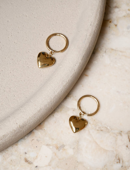 TILTIL Single Hoop Goldplated Big Love - Things I Like Things I Love