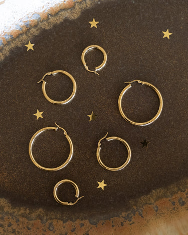 TILTIL Single Hoop Goldplated Boldy - Things I Like Things I Love