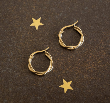 TILTIL Single Hoop Goldplated Freya - Things I Like Things I Love