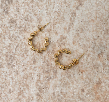 TILTIL Single Hoop Goldplated Merel - Things I Like Things I Love