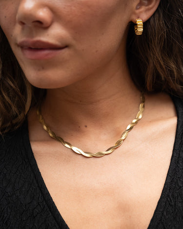 TILTIL Single Hoop Goldplated Merel - Things I Like Things I Love