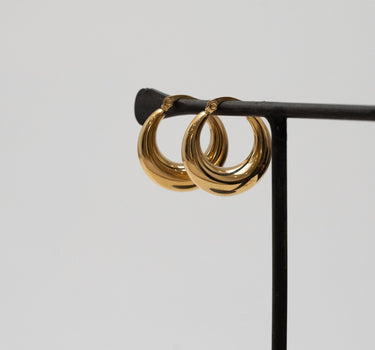 TILTIL Single Hoop Gold Plated Saar