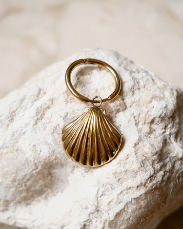 TILTIL Single Hoop Goldplated Shell Summer - Things I Like Things I Love