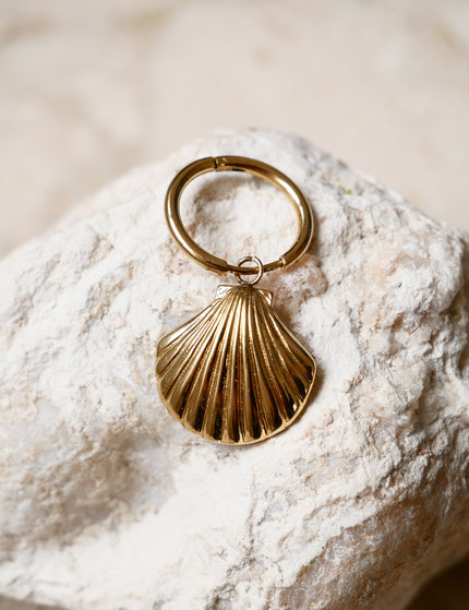 TILTIL Single Hoop Goldplated Shell Summer - Things I Like Things I Love