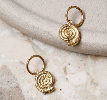 TILTIL Single Hoop Goldplated Spiral - Things I Like Things I Love