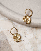 TTG Single Hoop Gold Plated Spiral