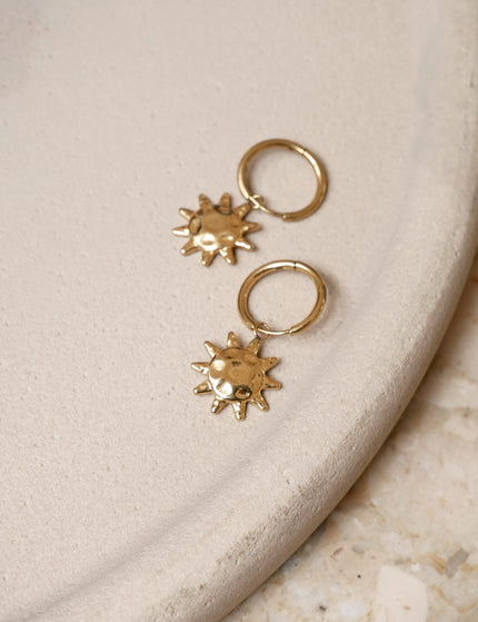 TILTIL Single Hoop Goldplated Sunshine - Things I Like Things I Love