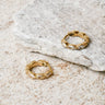 TILTIL Single Hoop Goldplated Zircon Ivory - Things I Like Things I Love