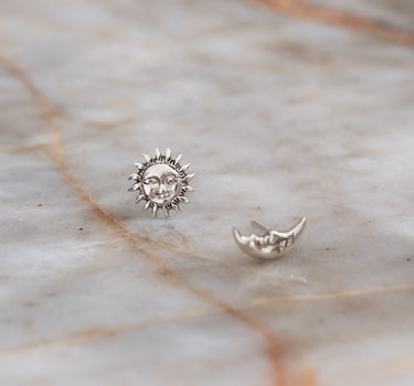 TILTIL Single Stud Silver Moon - Things I Like Things I Love