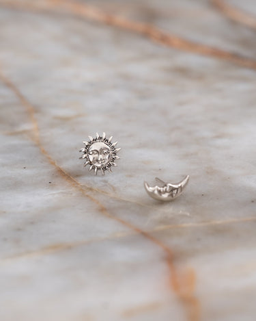 TILTIL Single Stud Silver Moon - Things I Like Things I Love