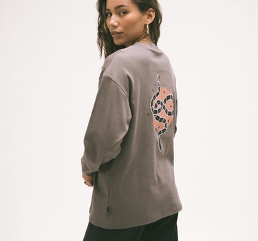 TILTIL Snake Longsleeve Stone Grey - Things I Like Things I Love