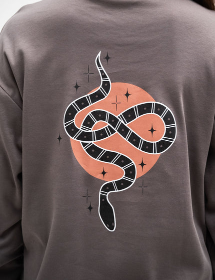 TILTIL Snake Longsleeve Stone Grey - Things I Like Things I Love