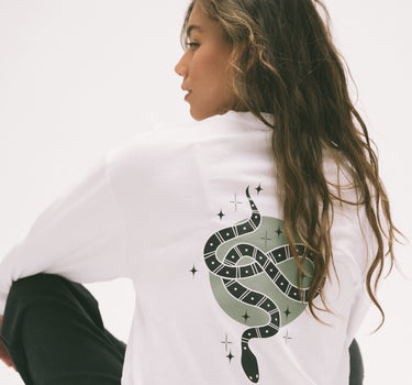 TILTIL Snake Longsleeve White - Things I Like Things I Love