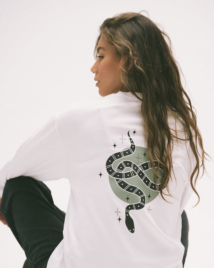 TILTIL Snake Longsleeve White - Things I Like Things I Love