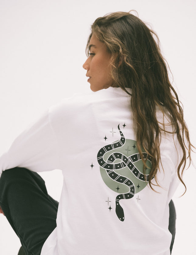 TILTIL Snake Longsleeve White - Things I Like Things I Love