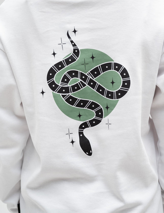 TILTIL Snake Longsleeve White - Things I Like Things I Love