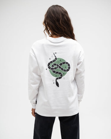 TILTIL Snake Longsleeve White - Things I Like Things I Love