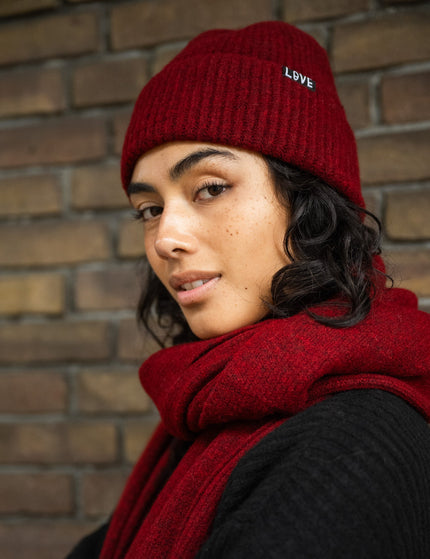 TILTIL Soft Beanie Dark Red - Things I Like Things I Love