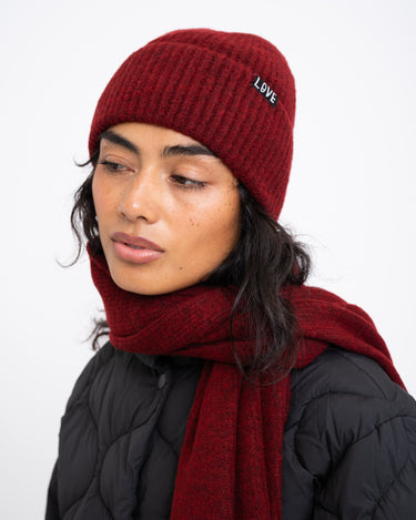 TILTIL Soft Beanie Dark Red - Things I Like Things I Love