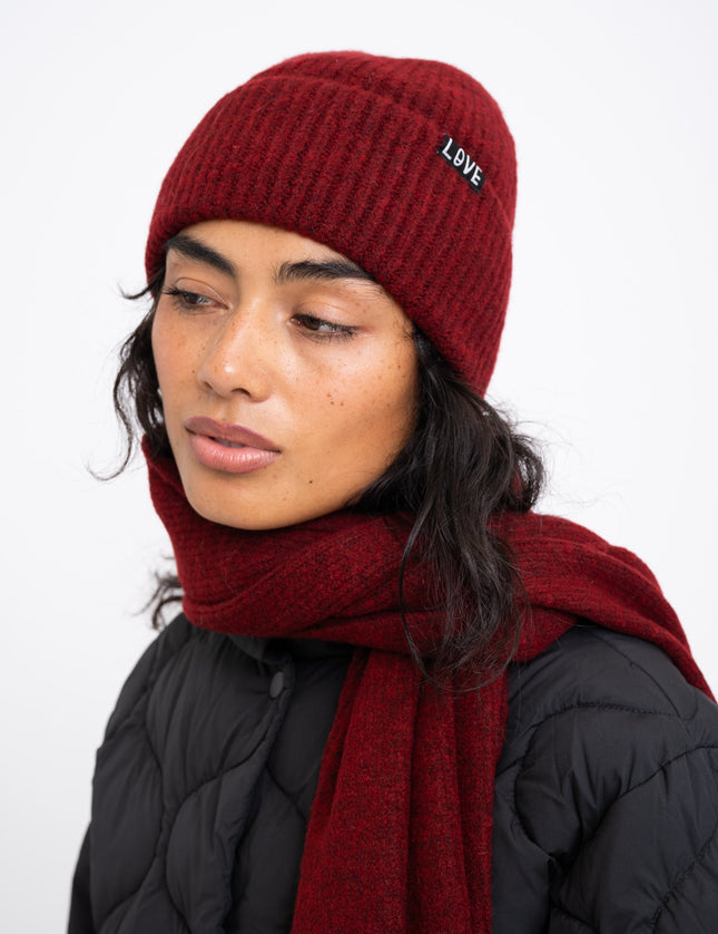 TILTIL Soft Beanie Dark Red - Things I Like Things I Love