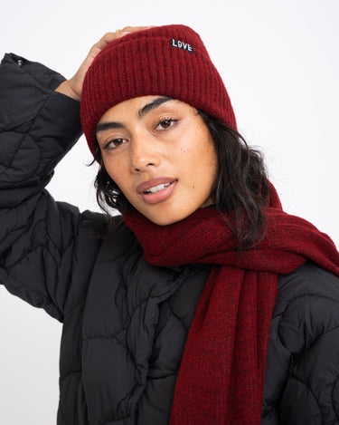 TILTIL Soft Beanie Dark Red - Things I Like Things I Love