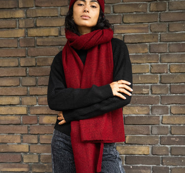 TILTIL Soft Scarf Dark Red - Things I Like Things I Love