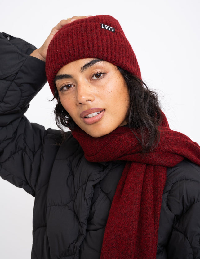 TILTIL Soft Scarf Dark Red - Things I Like Things I Love