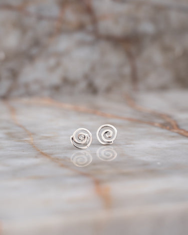 TILTIL Spiral Stud Silver - Things I Like Things I Love