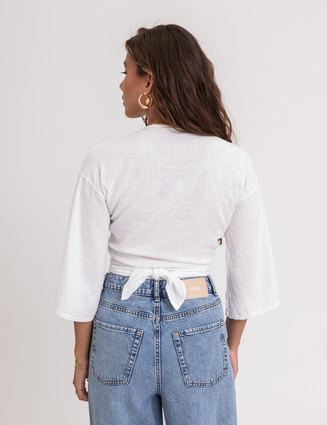 TILTIL Sunny Linen Top White - Things I Like Things I Love