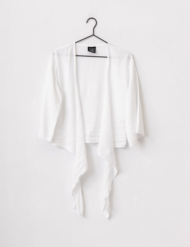TILTIL Sunny Linen Top White - Things I Like Things I Love