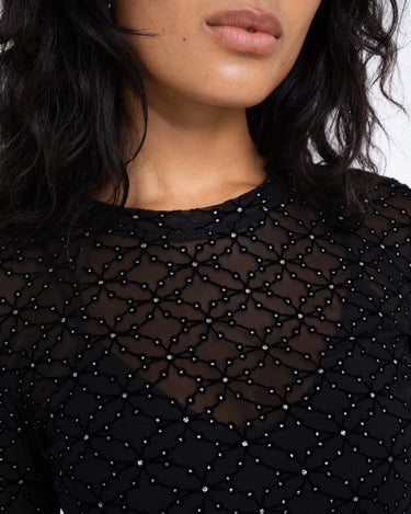 TILTIL Tai Longsleeve Mesh Glitter Black - Things I Like Things I Love