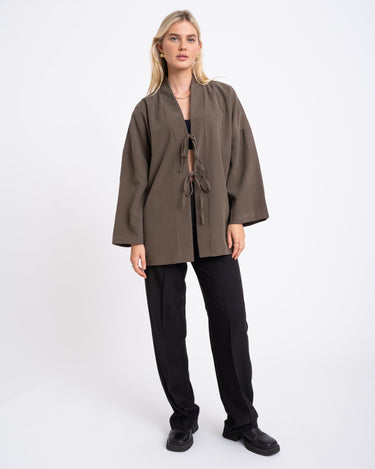 TILTIL Tencel Claire Kimono Army Green - Things I Like Things I Love