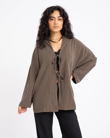 TILTIL Tencel Claire Kimono Army Green - Things I Like Things I Love