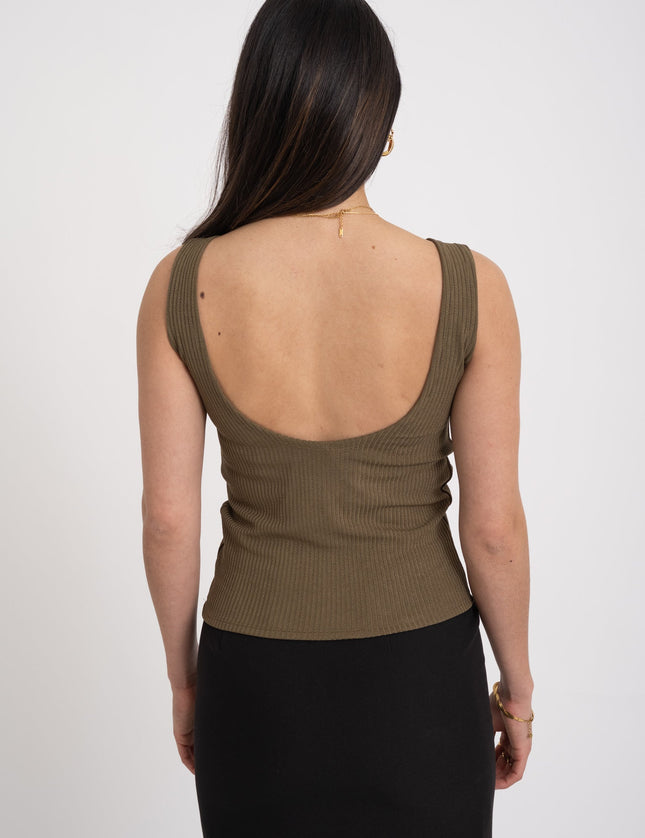 TILTIL Tippi Top Low Back Olive - Things I Like Things I Love