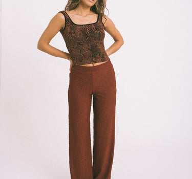 TILTIL Torry Pants Structure Rust - Things I Like Things I Love