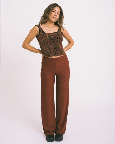 TILTIL Torry Pants Structure Rust - Things I Like Things I Love