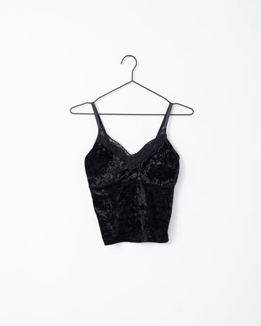 TILTIL Velly Velvet Top Lace Black - Things I Like Things I Love