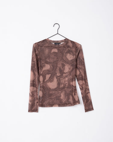 TILTIL Vin Mesh Top Rust Swirl - Things I Like Things I Love