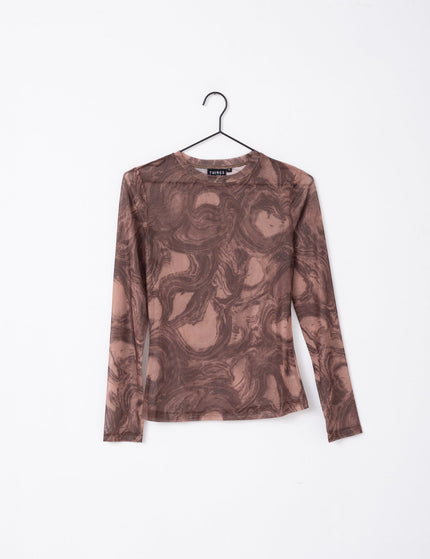 TILTIL Vin Mesh Top Rust Swirl - Things I Like Things I Love