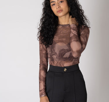 TILTIL Vin Mesh Top Rust Swirl - Things I Like Things I Love