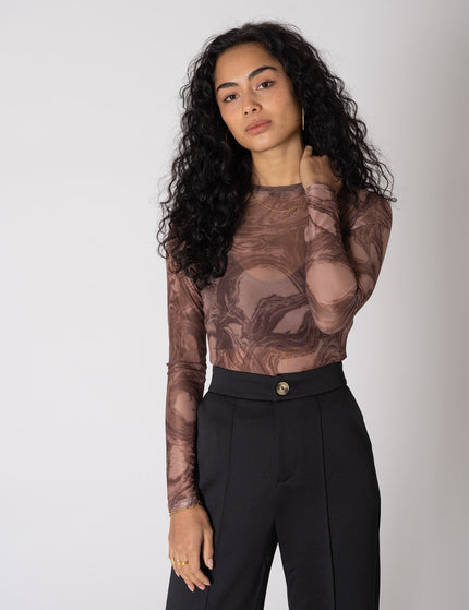 TILTIL Vin Mesh Top Rust Swirl - Things I Like Things I Love