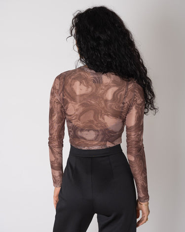 TILTIL Vin Mesh Top Rust Swirl - Things I Like Things I Love