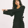 TILTIL Winny Wrap Knit Flare Black - Things I Like Things I Love