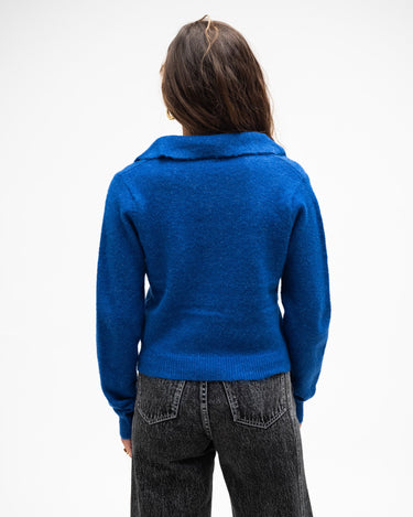 TILTIL Yal Polo Knit Cobalt One Size - Things I Like Things I Love