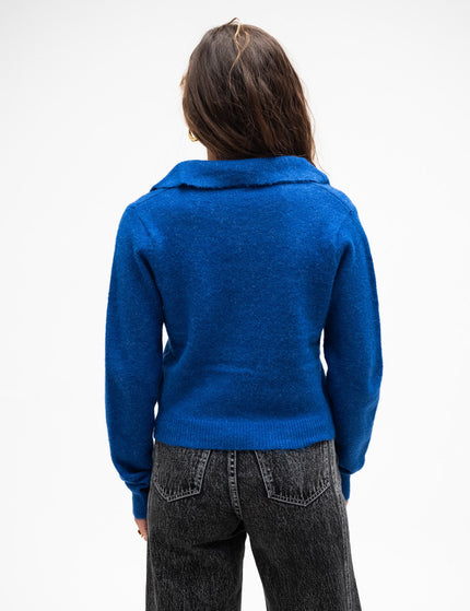 TILTIL Yal Polo Knit Cobalt One Size - Things I Like Things I Love