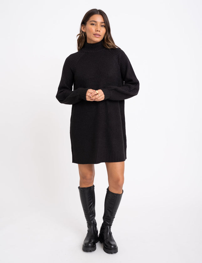 Timmy Knit Dress Black - Things I Like Things I Love